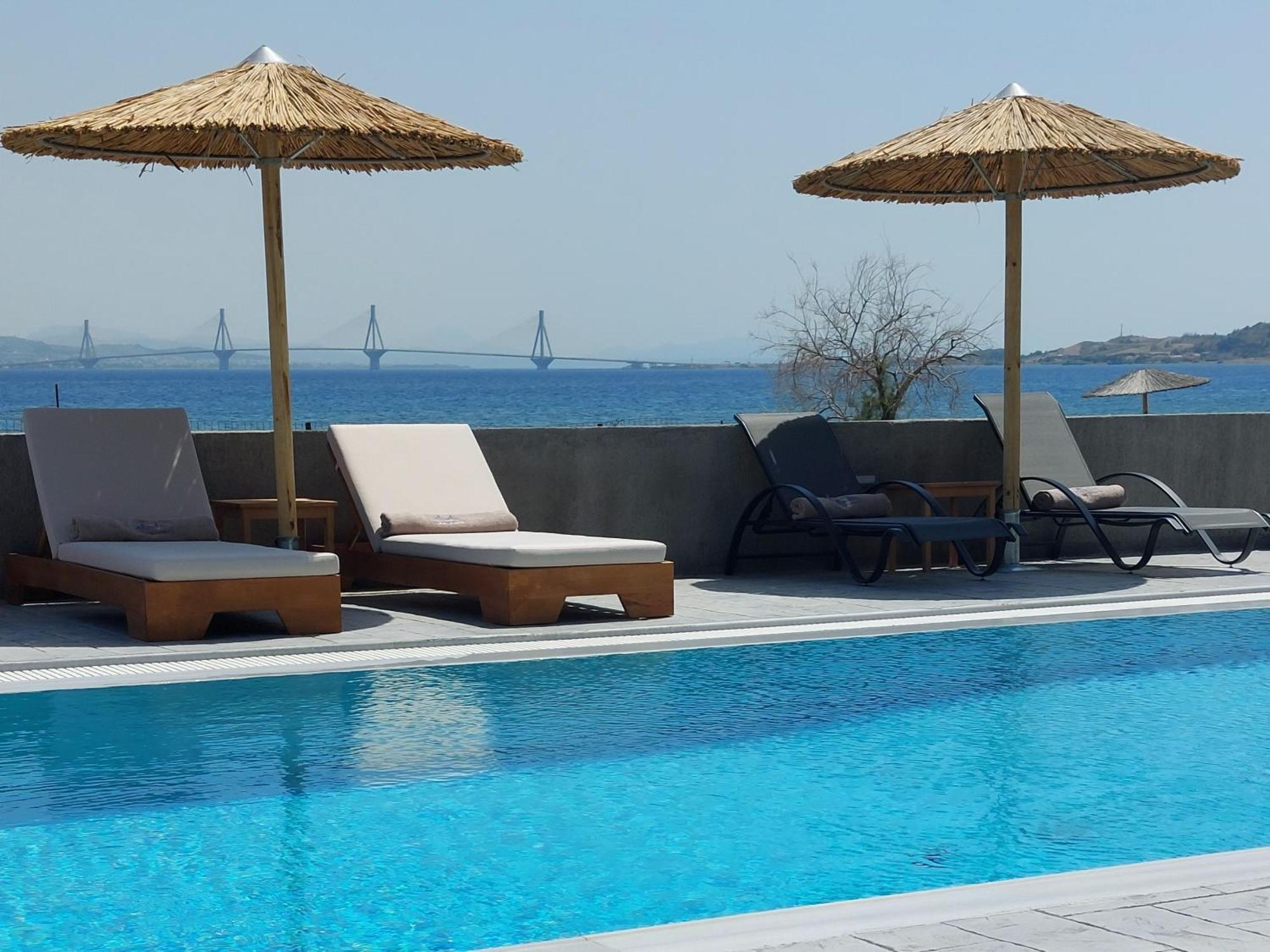 Santa Domenica Nafpaktos - Rooms And Apartments By The Sea Dış mekan fotoğraf