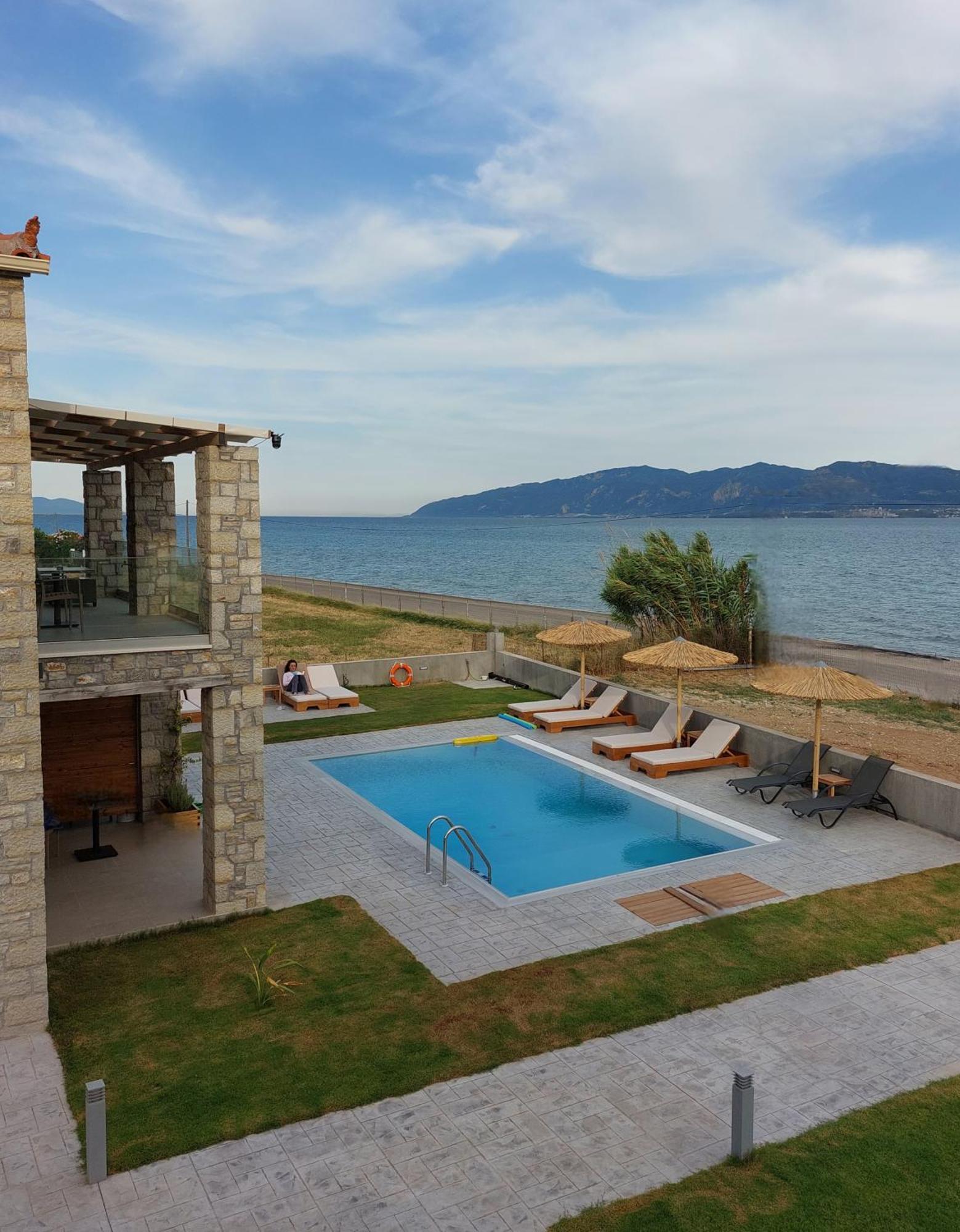 Santa Domenica Nafpaktos - Rooms And Apartments By The Sea Dış mekan fotoğraf